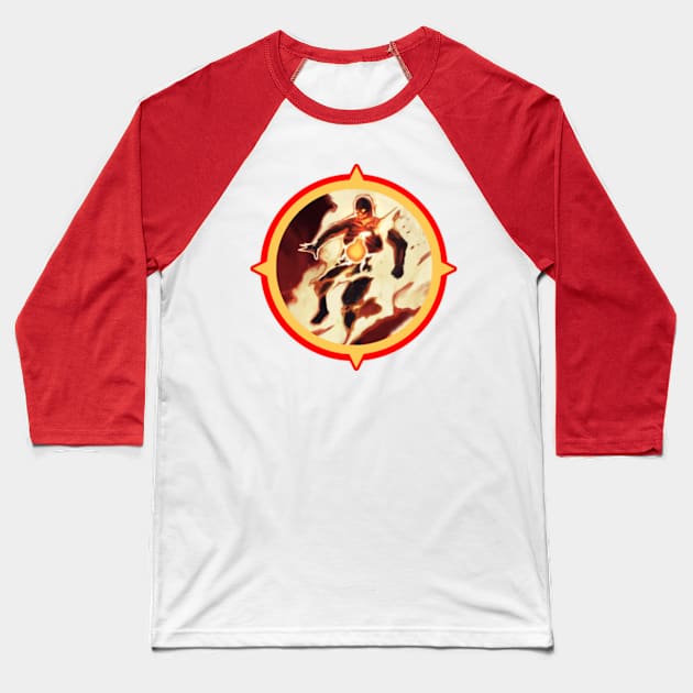 Pyromancer Thermal Bomb Logo Baseball T-Shirt by Gamers Gear